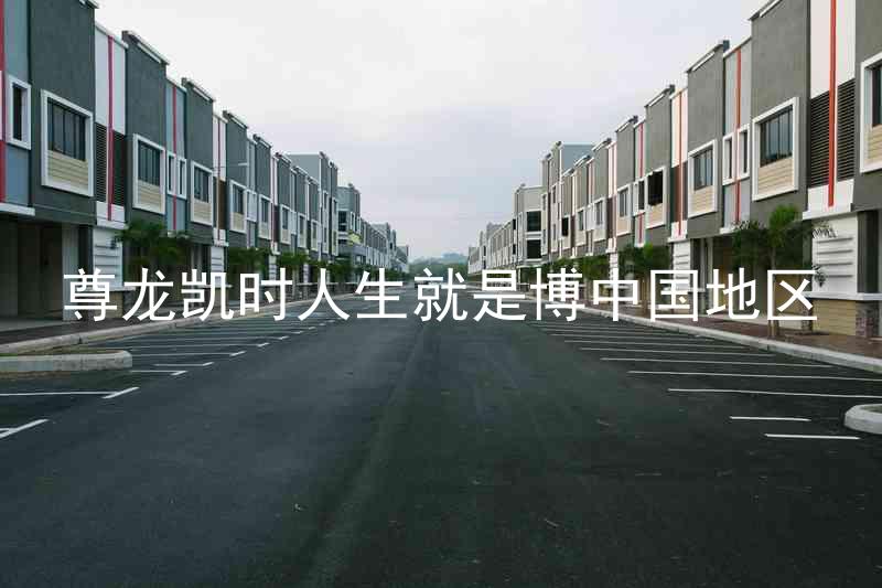 尊龙凯时人生就是博中国地区